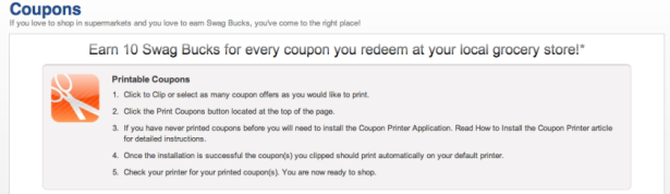 Swagbucks Coupons